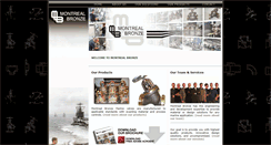 Desktop Screenshot of montrealbronze.com
